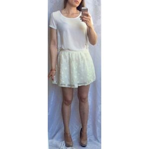 Lush Flower Mini Skirt